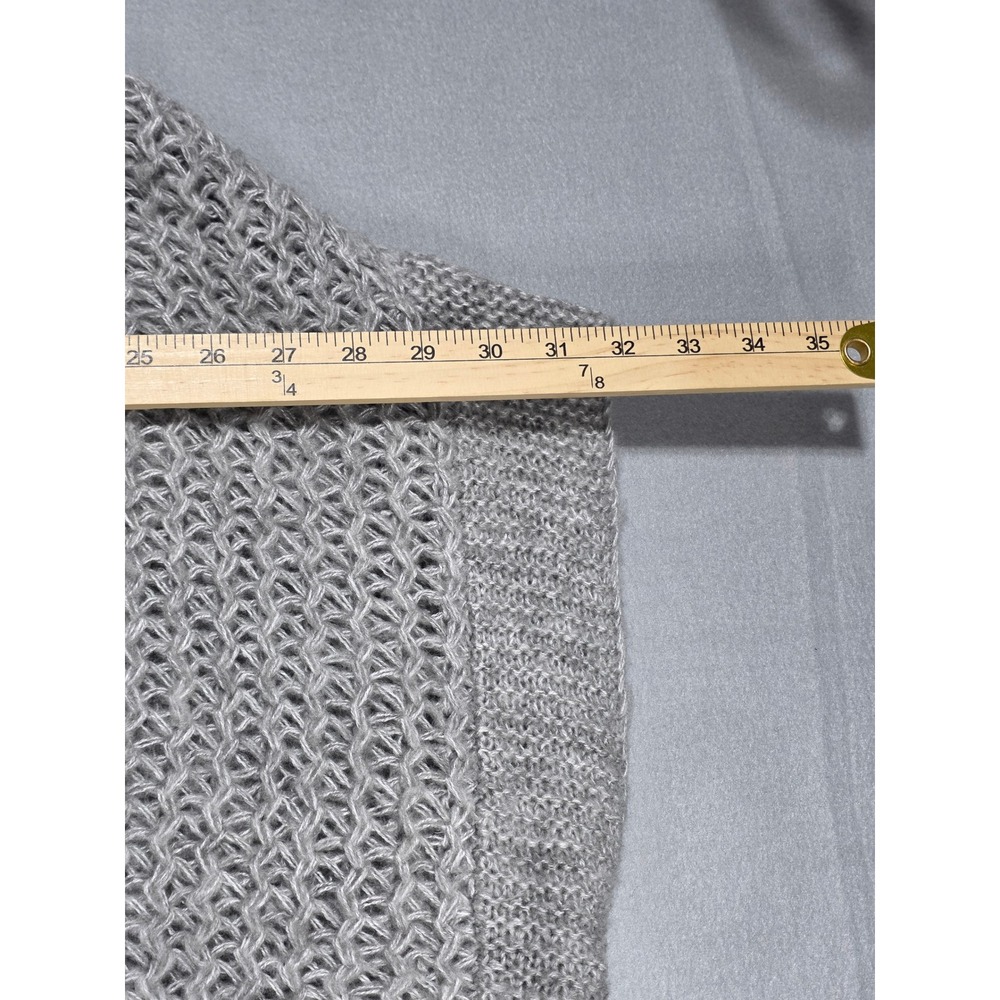 Lauren Conrad Grey Knit Turtleneck Poncho WLC74LP05 OS Grey Cape Sweater - Picture 9 of 11